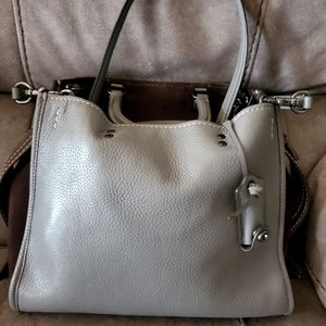 Coach 1941 ROGUE 30 pebbled leather Satchel